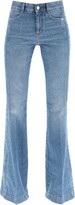 Thumbnail for your product : Stella McCartney FLARED JEANS WITH LOGO BANDS
