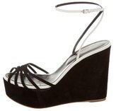Thumbnail for your product : Sergio Rossi Multistrap Platform Wedges