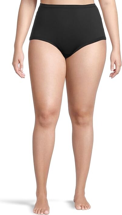 Hanky Panky Yourfittm Plus Size High Rise Boyshort Women's Underwear Black, Polyamide/Spandex