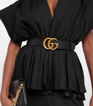 Gucci GG leather belt