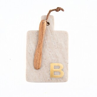 Artisanal Kitchen Supply Marble Monogram Letter "b" Serving Board With  Spreader - ShopStyle