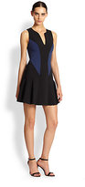 Thumbnail for your product : Black Halo Flared Colorblock Mini Dress