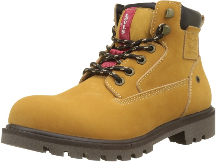 levis yellow boots