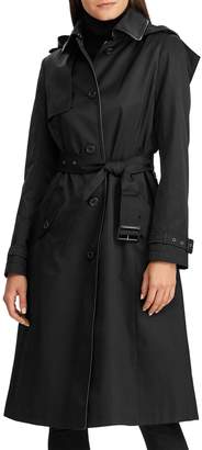 lauren ralph lauren hooded trench coat