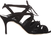 Thumbnail for your product : Manolo Blahnik Women's Netochka Caged Sandals-Black