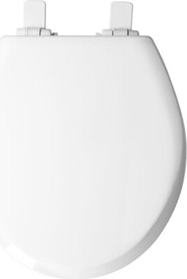 Mayfair by Bemis NextStep2 Slow Close Round White Enameled Wood Toilet Seat