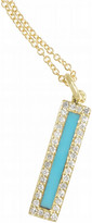 Thumbnail for your product : Jennifer Meyer 18-karat gold, turquoise and diamond necklace