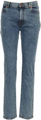 See by Chloe Faded Straight-leg Jeans