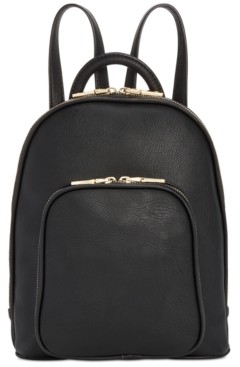 macy's black backpack