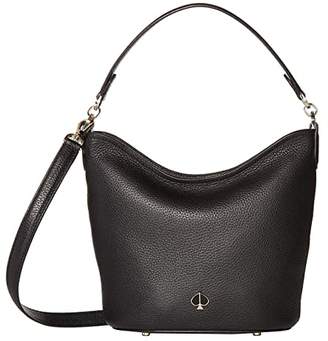 Kate Spade Polly Small Hobo Bag (Black) Handbags