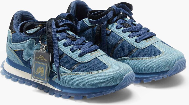 MARC JACOBS The Denim Jogger Shoes in Denim Multi, Size 37