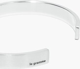 Thumbnail for your product : Le Gramme 21g Brushed Sterling-silver Ribbon Bracelet