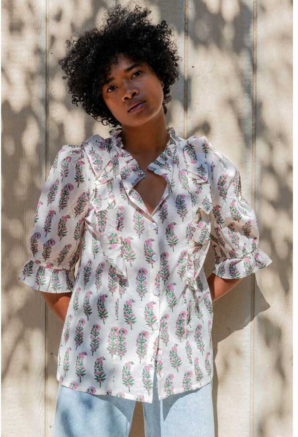 SZ Blockprints Hartley Top in Faded Rose - ShopStyle