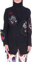 Thumbnail for your product : Yohji Yamamoto Patch-detail wool jacket