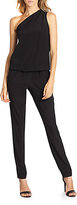 Thumbnail for your product : Lulu Ramy Brook Stretch Silk One-Shoulder Jumpsuit