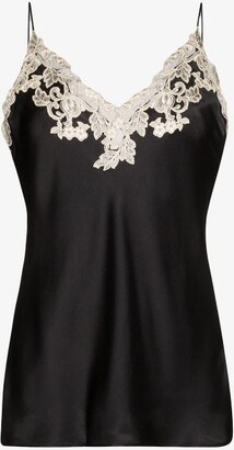 Womens Tops La Perla Tops La Perla Camisole In Modal Silk Jersey in Black 