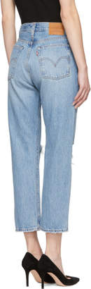 Levi's Levis Blue Wedgie Straight Jeans