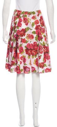 Emilia Wickstead Polly Floral Print Skirt
