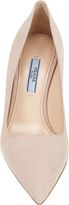 Thumbnail for your product : Prada Suede Pump-Nude
