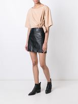 Thumbnail for your product : Roberto Cavalli buckle detail cropped top