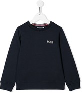 Thumbnail for your product : Boss Kidswear Logo Print Relaxed-Fit Sweatshirt