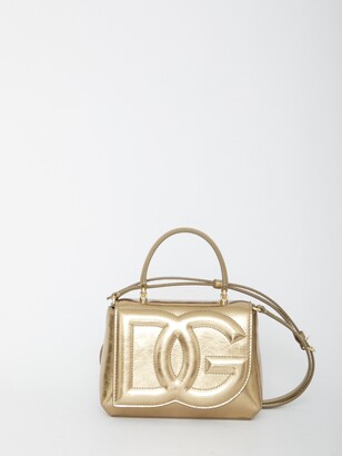 Dolce & Gabbana Pochette Lame In Gold