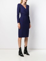Thumbnail for your product : Alexander McQueen Draped Mid-Length Dress