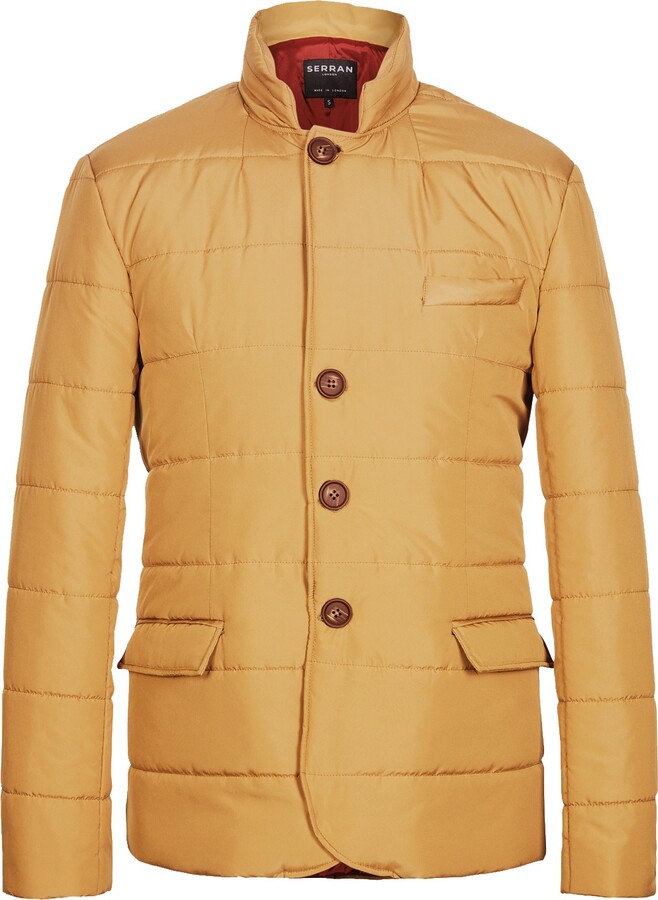 puffer suit jacket