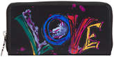 Thumbnail for your product : Christian Louboutin Panettone Paris Love Brushstroke Zip Wallet