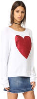 Thumbnail for your product : Wildfox Couture Sparkle Heart Baggy Beach Pullover