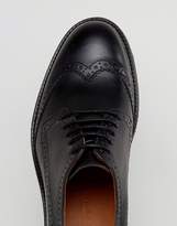 Thumbnail for your product : Selected Baxter Leather Brogue Shoes In Black