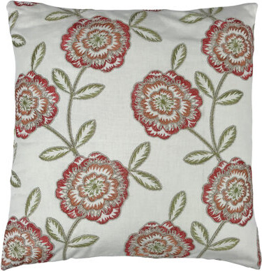 The Pillow Collection Marina Marina Floral Pillow