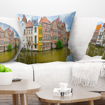 Photography Ghent Belgium Landscape Pillow