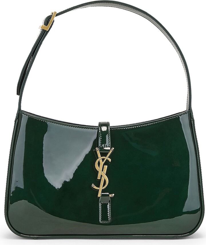 Saint Laurent Le 5 A 7 Hobo Bag in Dark Green