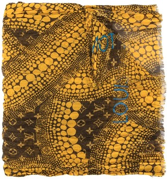 Louis Vuitton x Kusama Yayoi pre-owned monogram Waves Infinity scarf