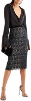 Thumbnail for your product : Erdem Sarah Guipure Lace Midi Skirt