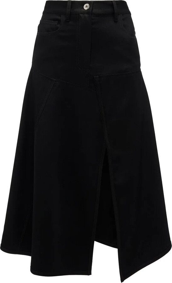 J.W.Anderson Hanky-Hem Asymmetric Skirt