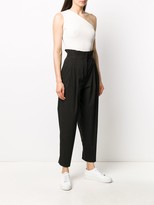Thumbnail for your product : Pt01 High-Waisted Pleated Trousers