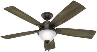 Hunter Sun Vista 54 in. LED Indoor/Outdoor Noble Bronze Ceiling Fan with Light Kit