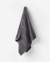 Thumbnail for your product : Linen House - Grey Hand Towels - Velour Stripe Towel - Size Bath Towel at The Iconic