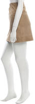 Thumbnail for your product : Brunello Cucinelli Suede Mini Skirt