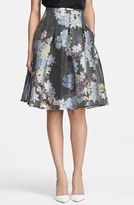 Thumbnail for your product : Erdem Print A-line Organza Skirt