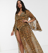 Animal Print Plus Size Maxi Dresses - ShopStyle