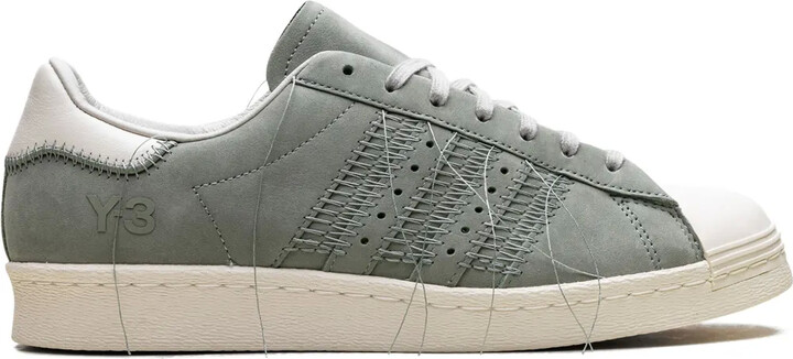 Y-3 x Superstar "Silver Green/Off White/Light Brown" sneakers