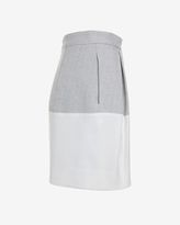 Thumbnail for your product : L'Agence Colorblock Pleated Skirt