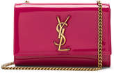 Thumbnail for your product : Saint Laurent Small Kate Monogramme Chain Bag in Shocking Pink | FWRD
