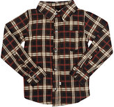Thumbnail for your product : Lennon and Wolfe Plaid Woven Cotton Shirt