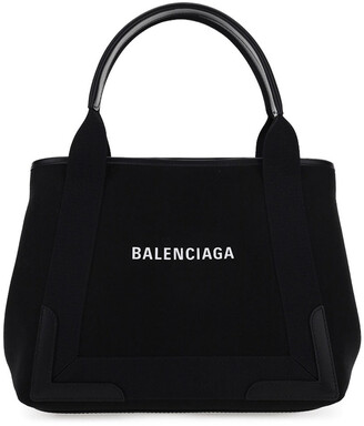 Balenciaga Navy Cabas Tote Bag - ShopStyle