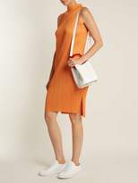 Thumbnail for your product : Pleats Please Issey Miyake High Neck Pleated Dress - Womens - Orange