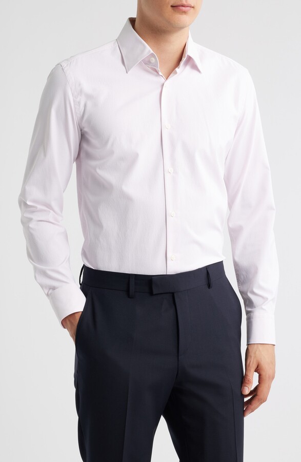 HUGO BOSS Hank Kent Slim Fit Performance Stretch Dress Shirt